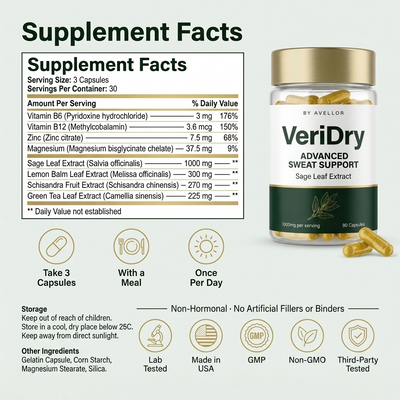 VeriDry - Sage Leaf Extract 1000mg